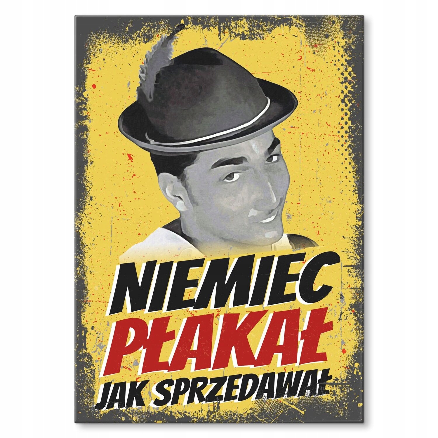 Kovový plakát Německa plakal Štítek Plech 22 x 31 cm Dárek