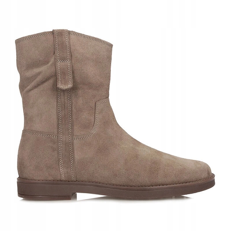 Dámské semišové kotníkové Kotníkové Boty Ryłko V1VH1_PZ5F Šedé