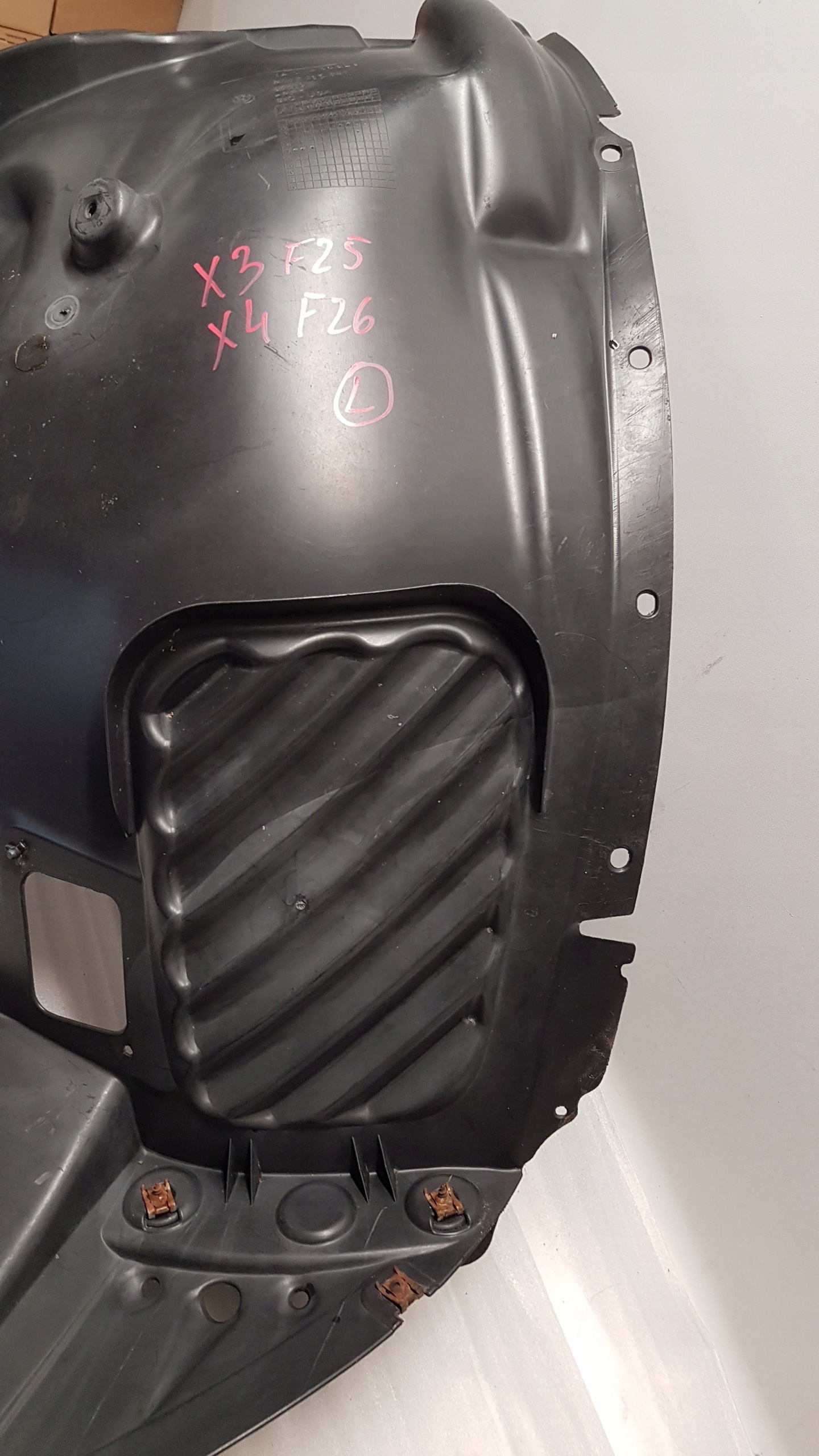 mudguard left front BMW X3 F25 X4 F26 7213641