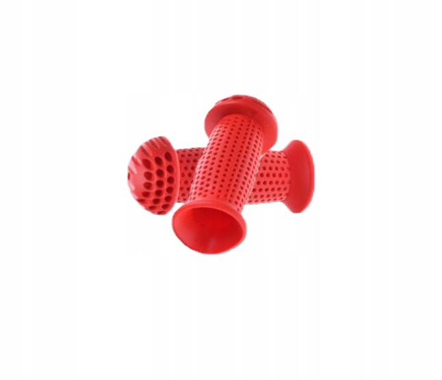 DZIECIĘCE GRIPY ROWEROWE CZERWONE CHWYTY MANETKI