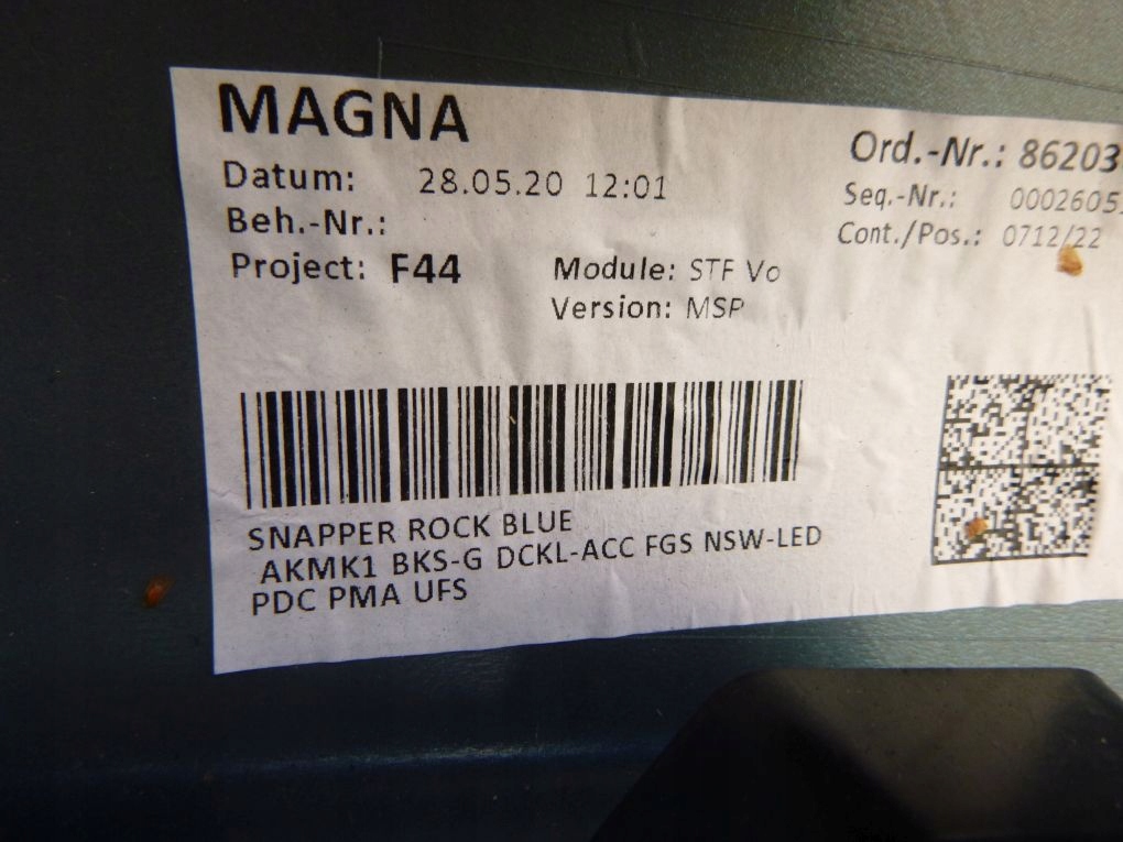 BMW 2 F44 GRAN COUPE M PAKIET LED zderzak przedni Powierzchnia malowana