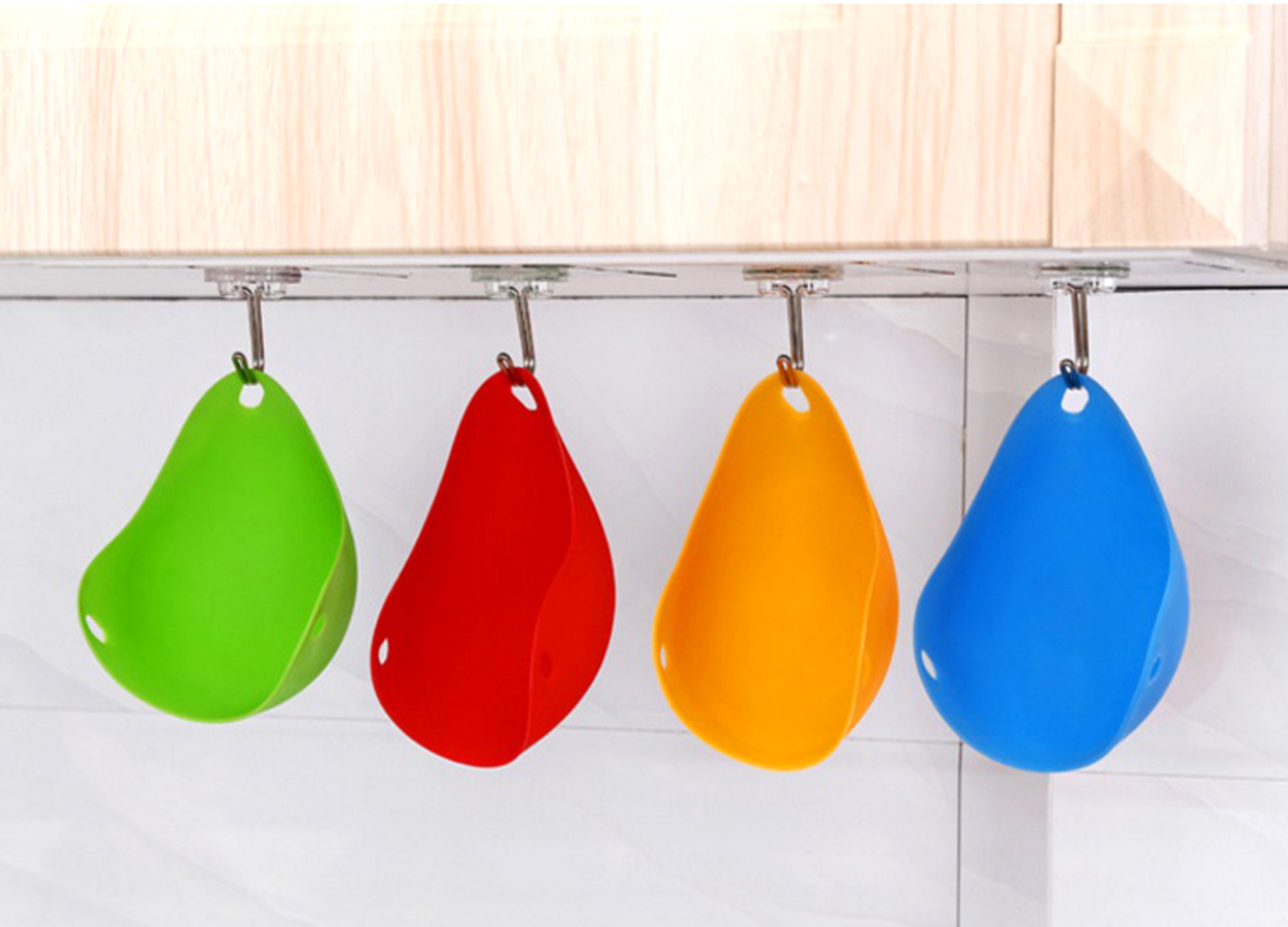 AG669A SILIKONOWE NACZYNIE DO GOTOWANIA JAJEK 4 SZ Materiał silikon