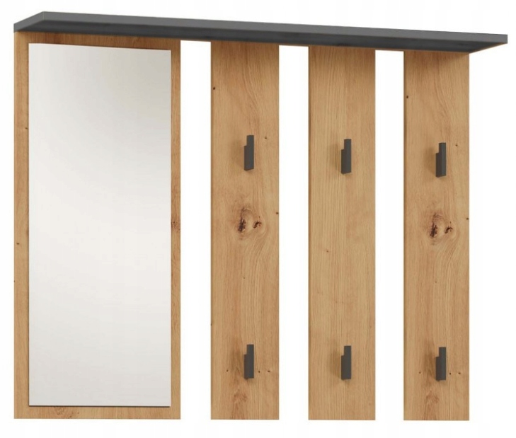 Nowoczesny Wieszak Do Przedpokoju 100 cm Biały PANAMA II TS - 4 Kolory Rodzaj montażu wiszący