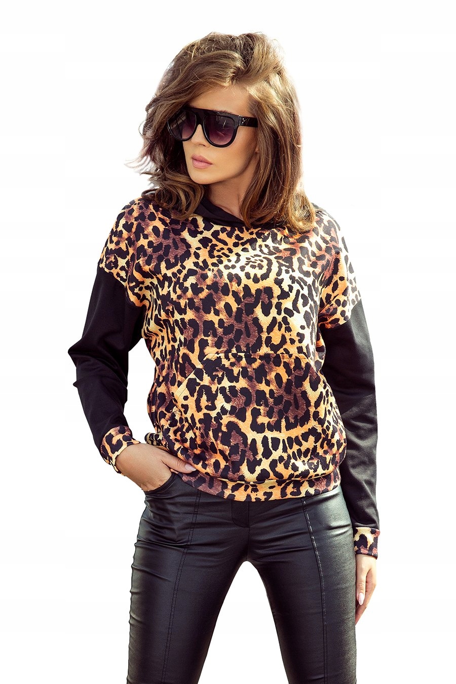

Bluza kangurka z kapturem Panterka 279-1 XL