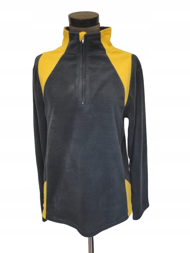 Lekka cienka bluza szara damska polar 44/46 XXL