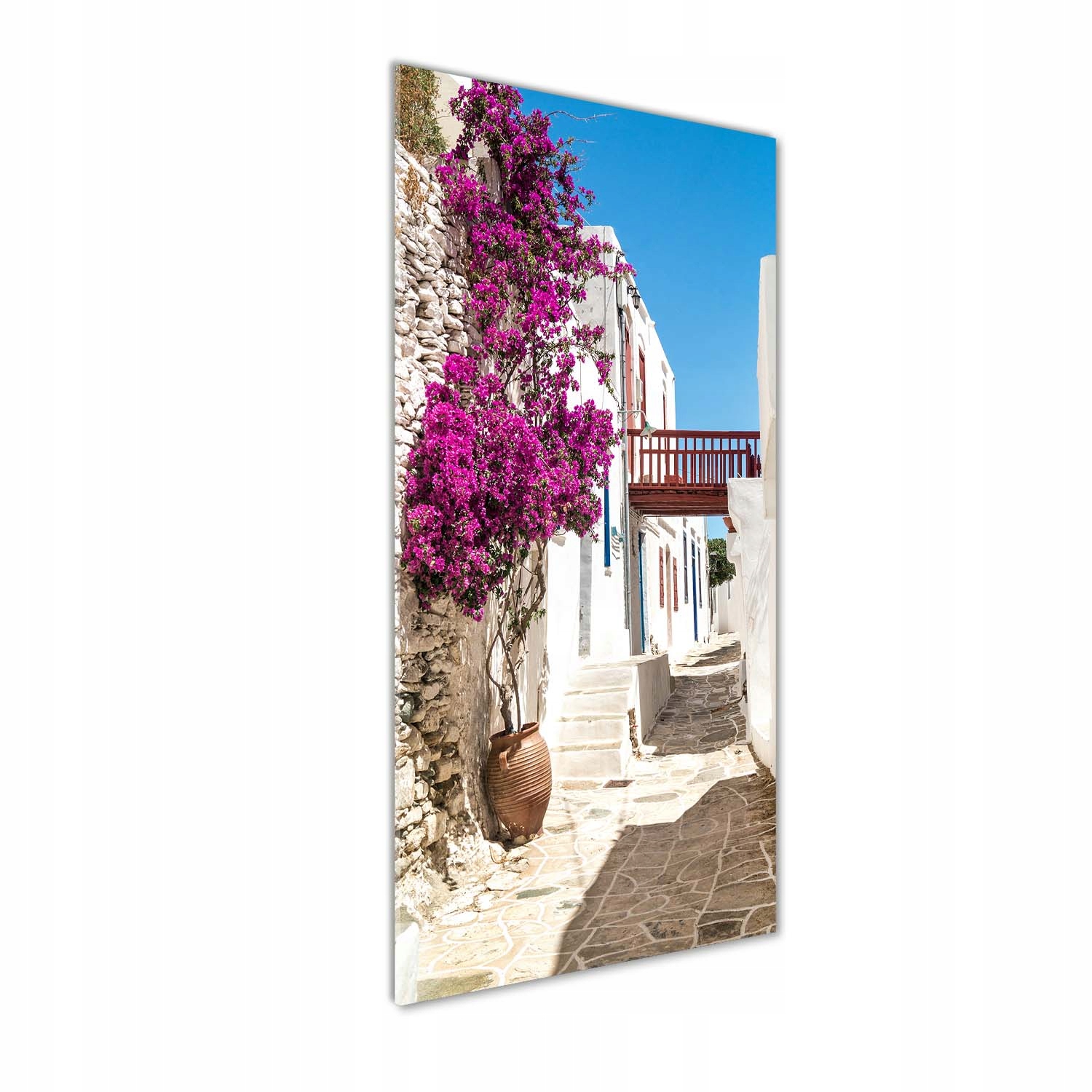 

Foto obraz na szkle pionowy Greckie uliczki 50x125