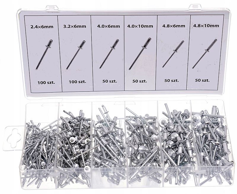 

Nity Aluminiowe Zrywalne Nit Zestaw 400 Szt