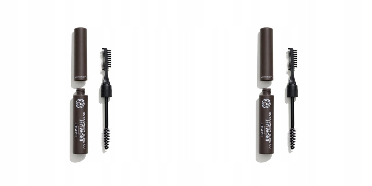 2x Gosh Brow Lift Lamination Gel 002 Dark Brown