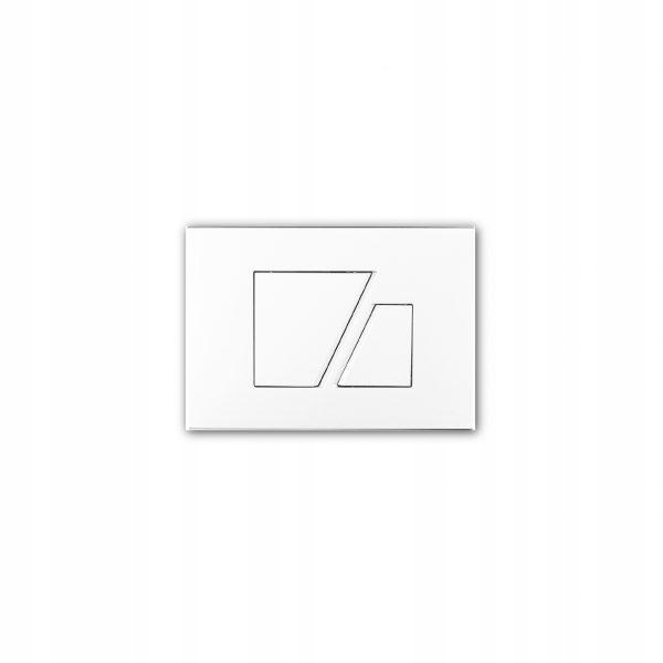 Splachovací tlačítko Sanit S707 Alpská bílá