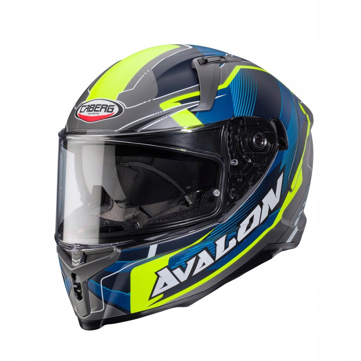Caberg Integrálna Prilba Avalon X Optická Farba Šedá Matná/modrá/žltá Fluo