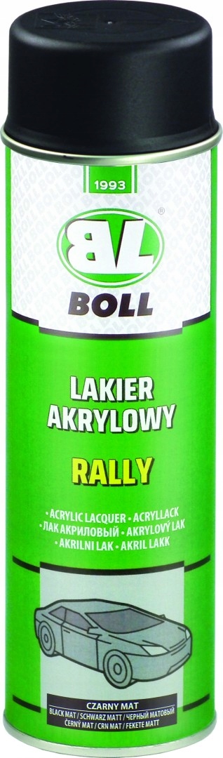 

Boll Lakier Akrylowy Czarny Mat Rally 500ml