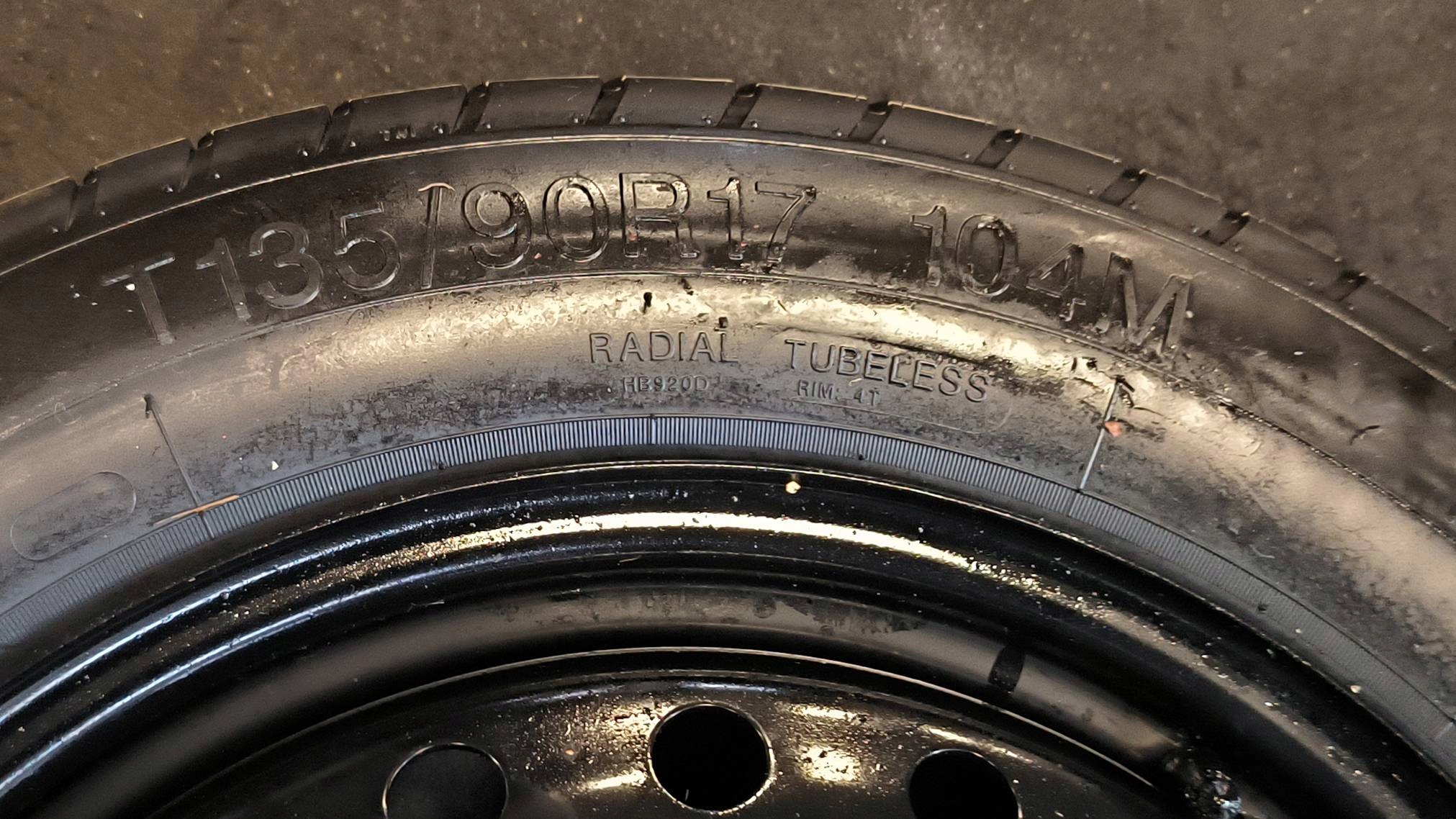 wheel spare 17 135/90 BAIC BEIJING 5