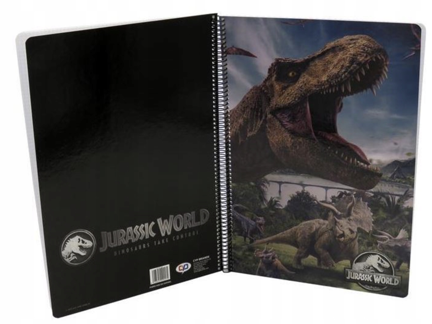 Zeszyt JURASSIC WORLD T-REX kołonotatnik w kratkę A4 Rodzaj zeszyt w kratkę