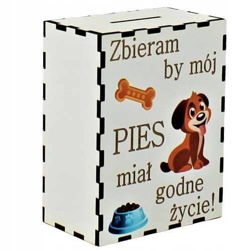 

Skarbonka Zbieram by Mój Pies Miał Godne Życie