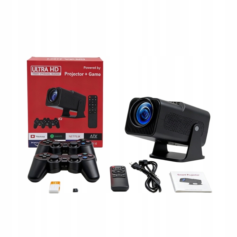 2026 Projektor Projektor WiFi HY320 Led Dálkové ovládání Android Tv 4K Full Hd 1080p