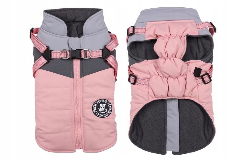 Levně Teplá zimní bunda s voděodolnou bundou pro psa Poseca L