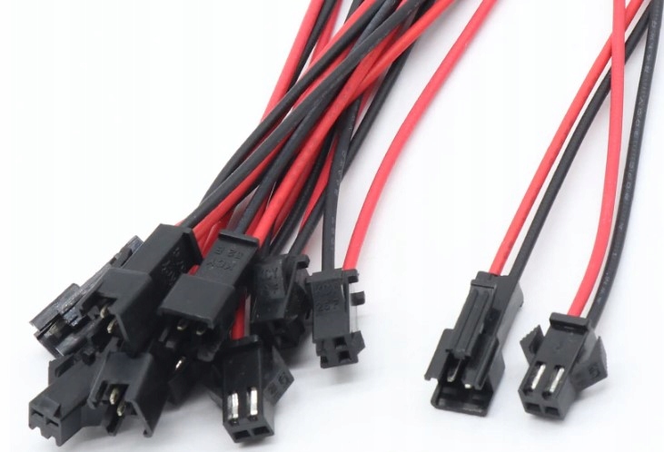 

Wtyczka gniazdo Jst Sm 2PIN kabel 2x20cm (5 szt)