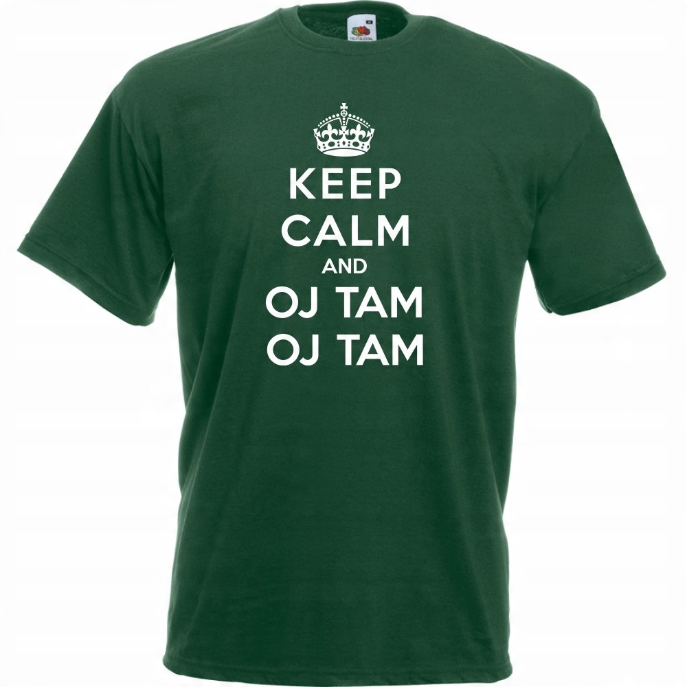 

Koszulka keep calm and oj tam XL butelkowa