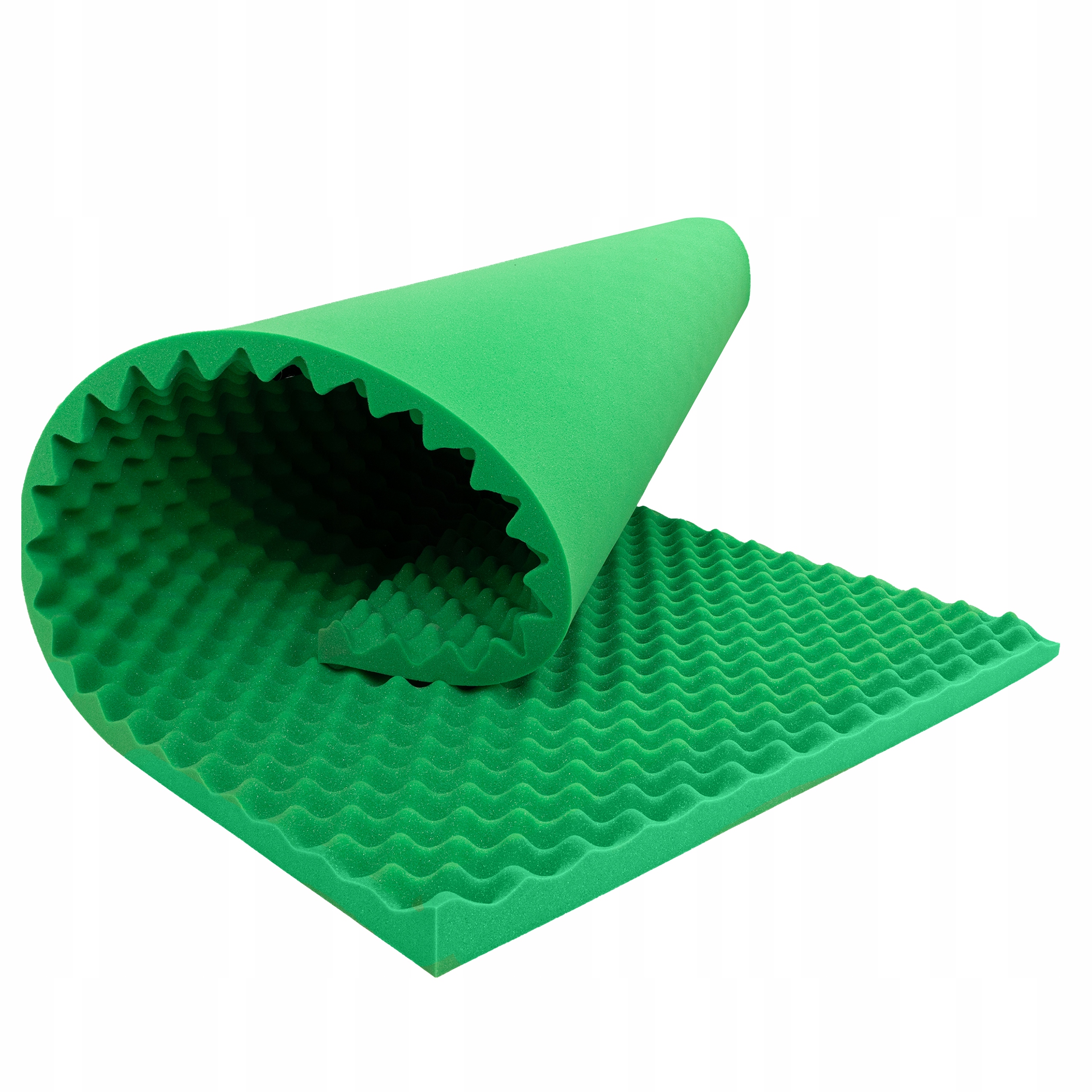 Profilovaná pěna pohlcující hluk v místnosti, uspořádání 2 m2