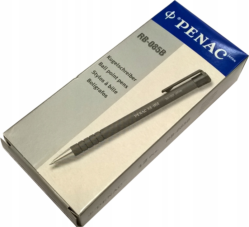 DŁUGOPIS PENAC JAPAN RB-085 1.0 GUMOWANY CZERWONY Rodzaj automatyczny