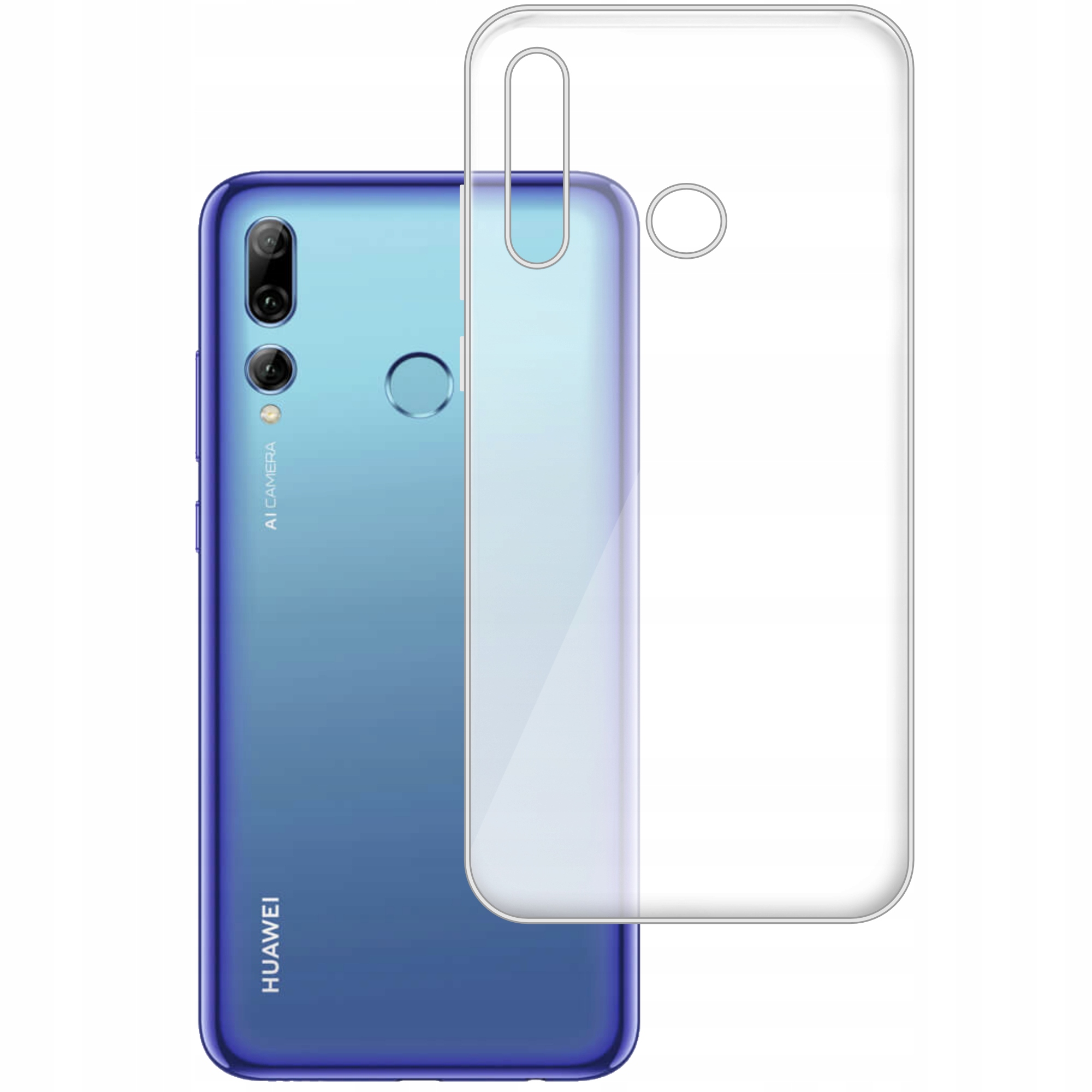 

Etui do Huawei P Smart Plus 2019 gumowe Slim Clear