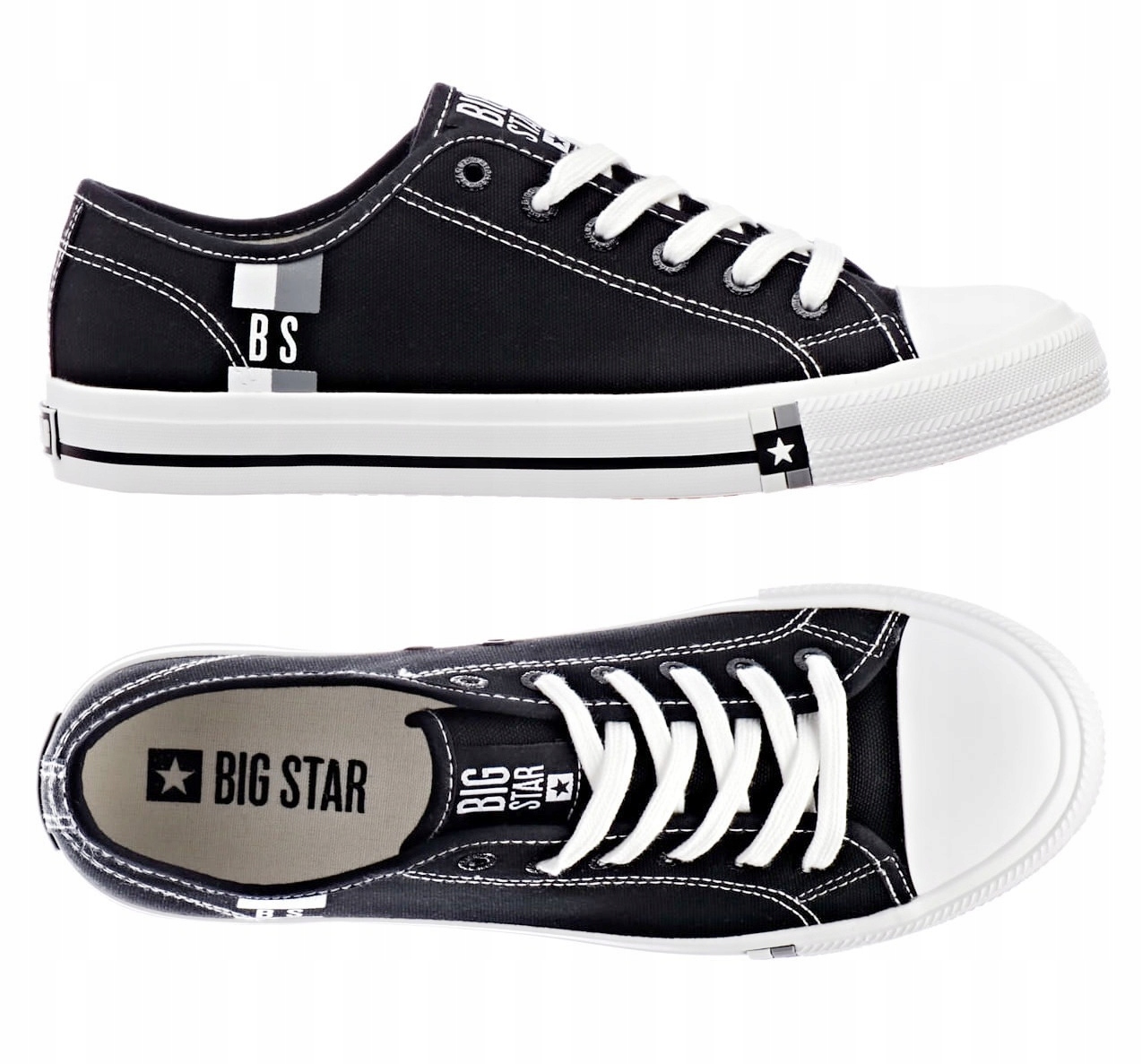 

Trampki męskie Big Star buty niskie Czarne 43