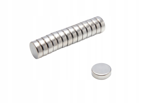 

Magnes Neodymowy Walcowy Mw 12,7x4 N38
