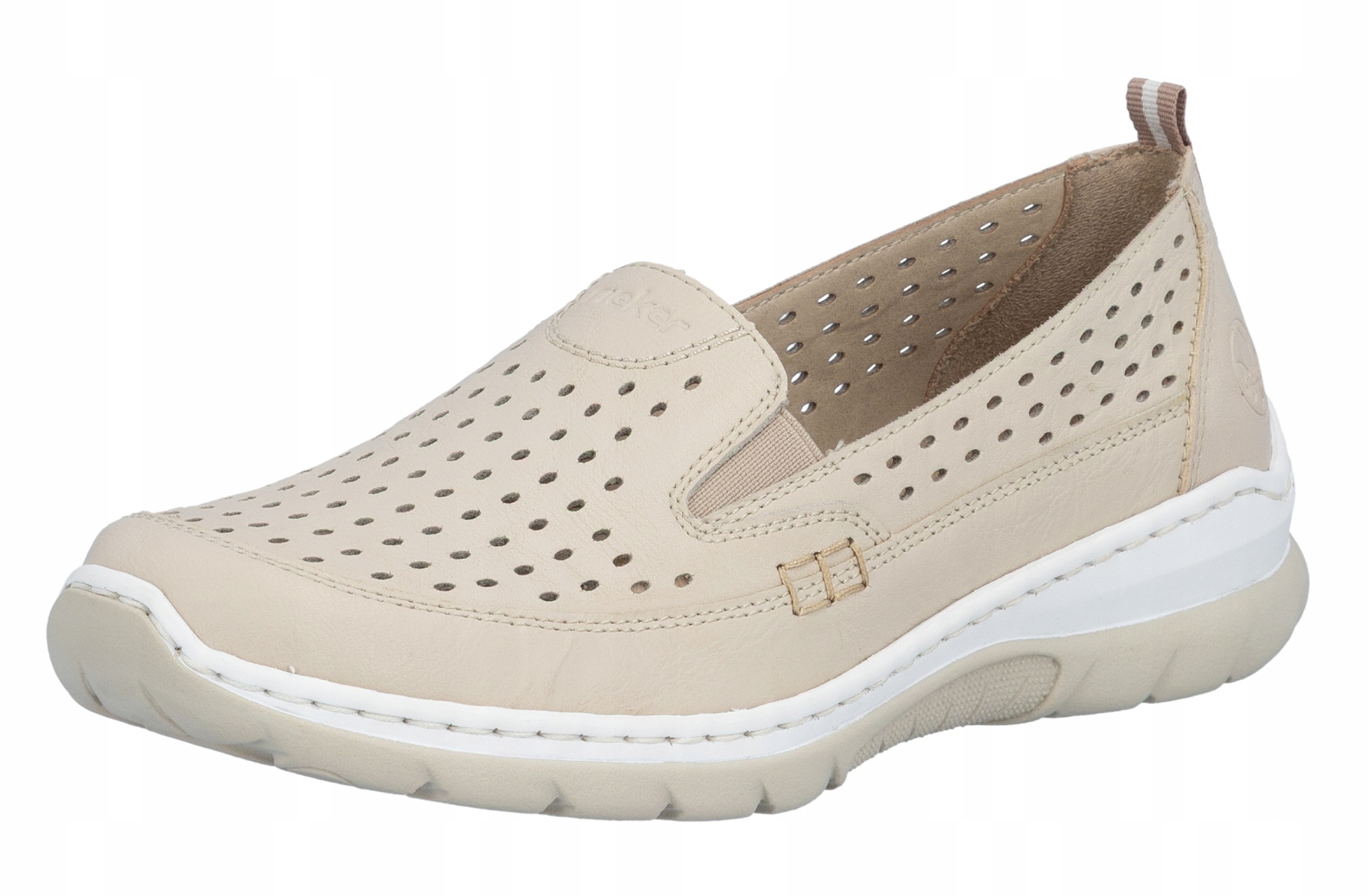 Rieker L32F4-60 vel.39 kožené sportovní baleríny mokasíny polobotky