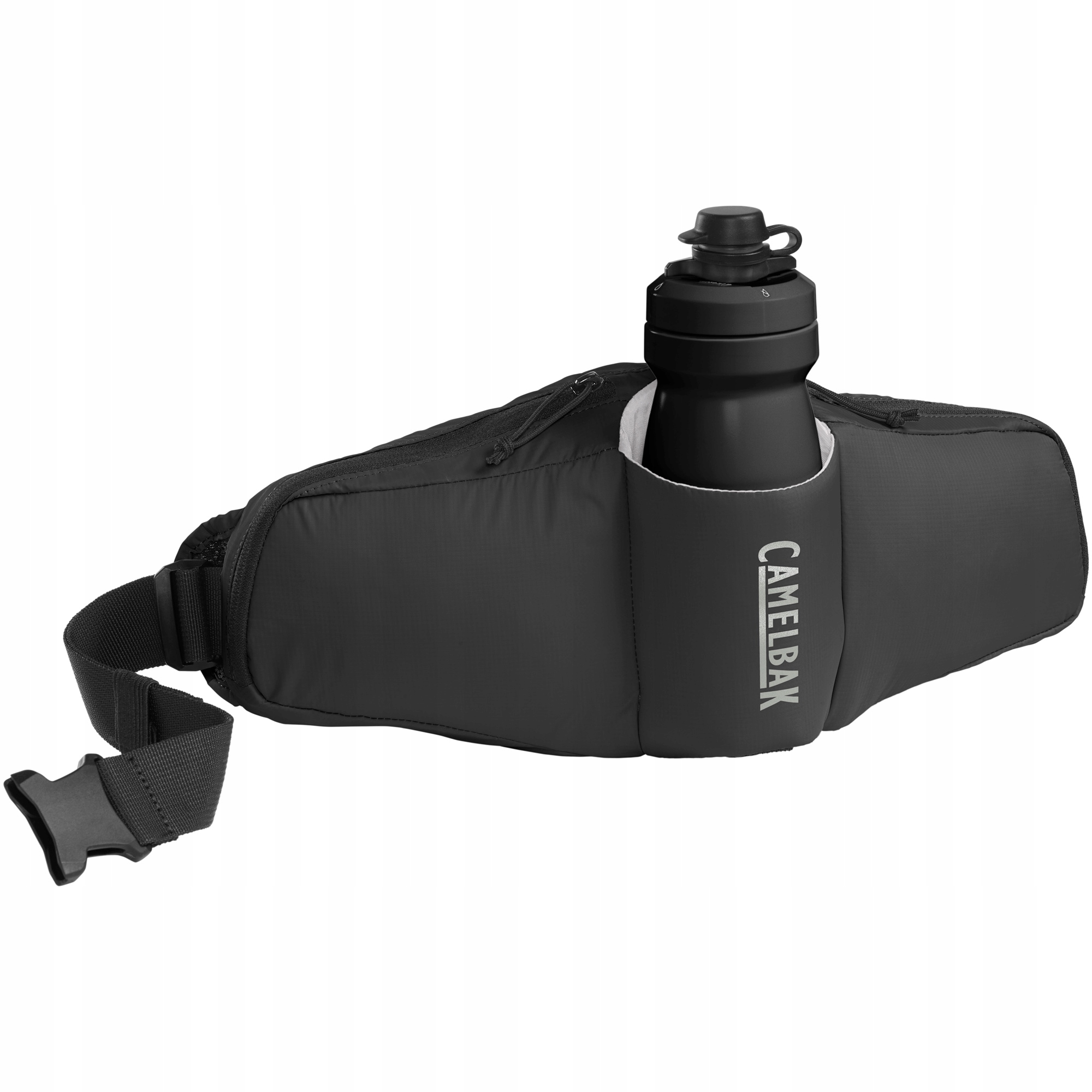 Černá cyklistická ledvinka Camelbak Podium Flow 2 Waist Pack lahev na pití 620 ml