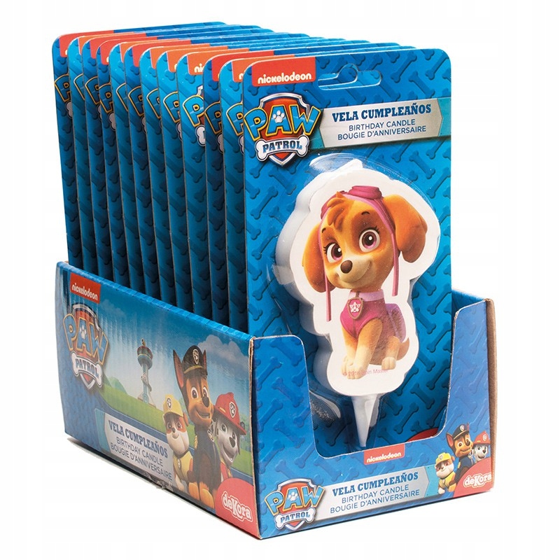 Figurka świeczka tort Psi Patrol Paw Patrol Skye Marka deKora