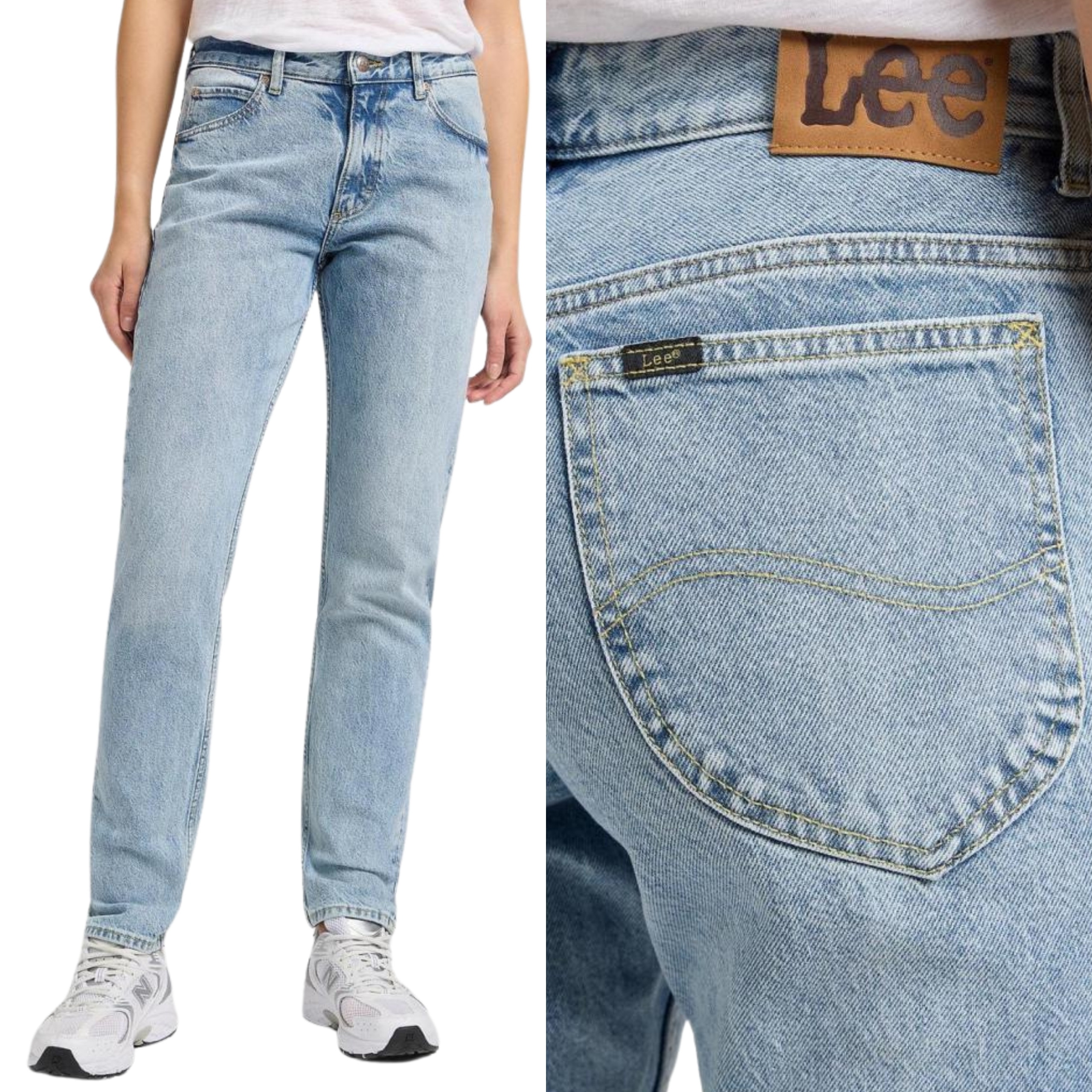 Lee kalhoty Regular tapered Blue jeans Rider Jeans W27 L31