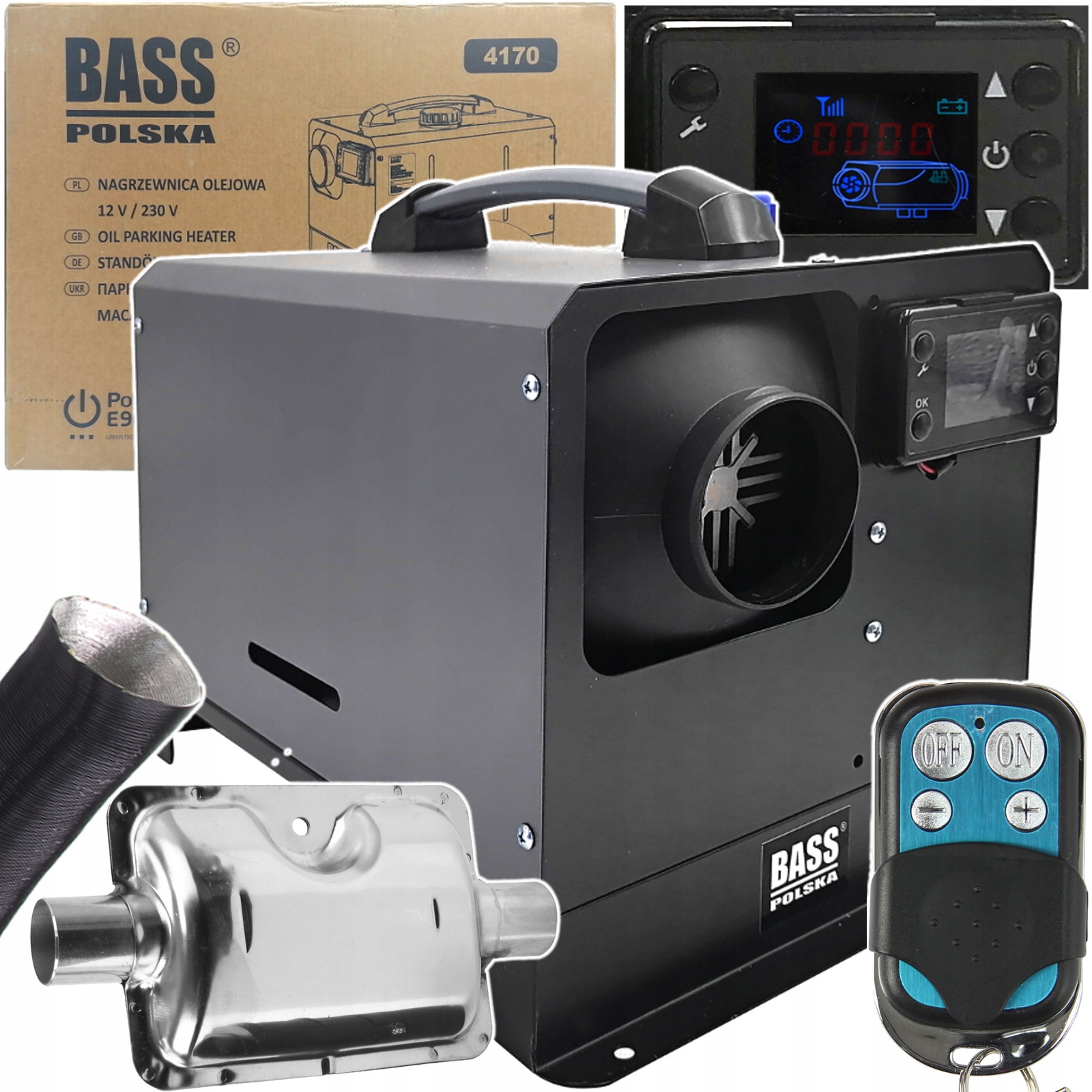 

Ogrzewanie Postojowe Nagrzewnica Olejowa 12V 230V