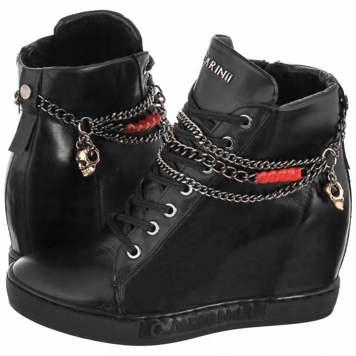 

Buty Damskie Botki Sneakersy Carinii Czarne B7042