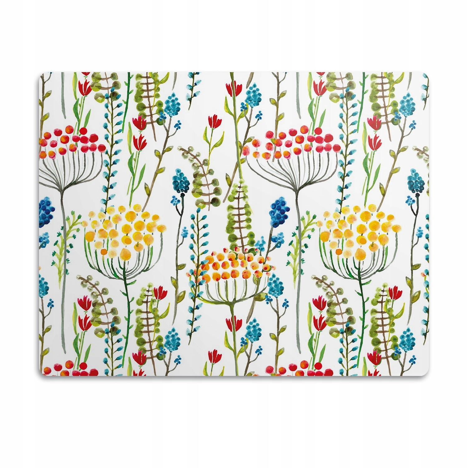 Podložka pod misku pro psa kočku Barevná louka 90x60 cm