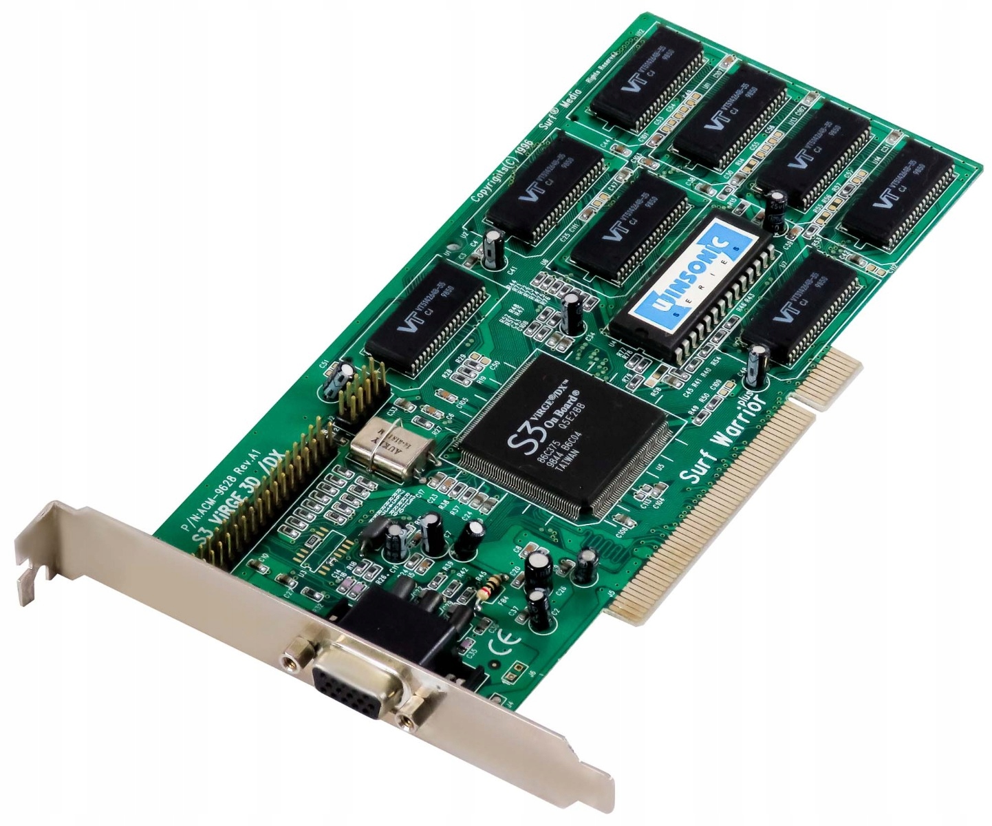 S3 VIRGE/DX 4MB SURF WARRIOR PCI ACM-9628 EDO w Żary - Sklep