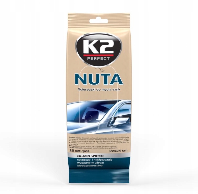 

K2 Nuta Chusteczki Ściereczki Mokre Do Mycia 25SZT