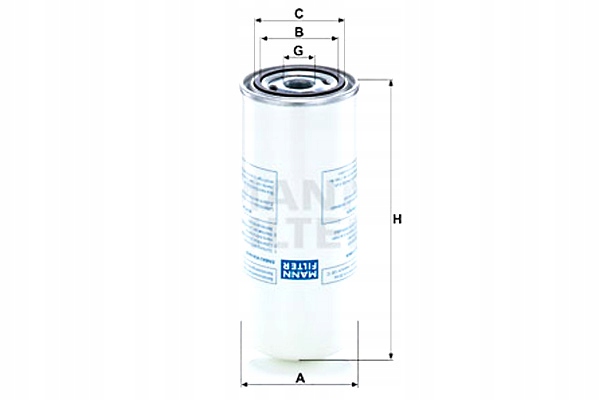 FILTR OLEJU AGRO MANN-FILTER Marka Mann-Filter