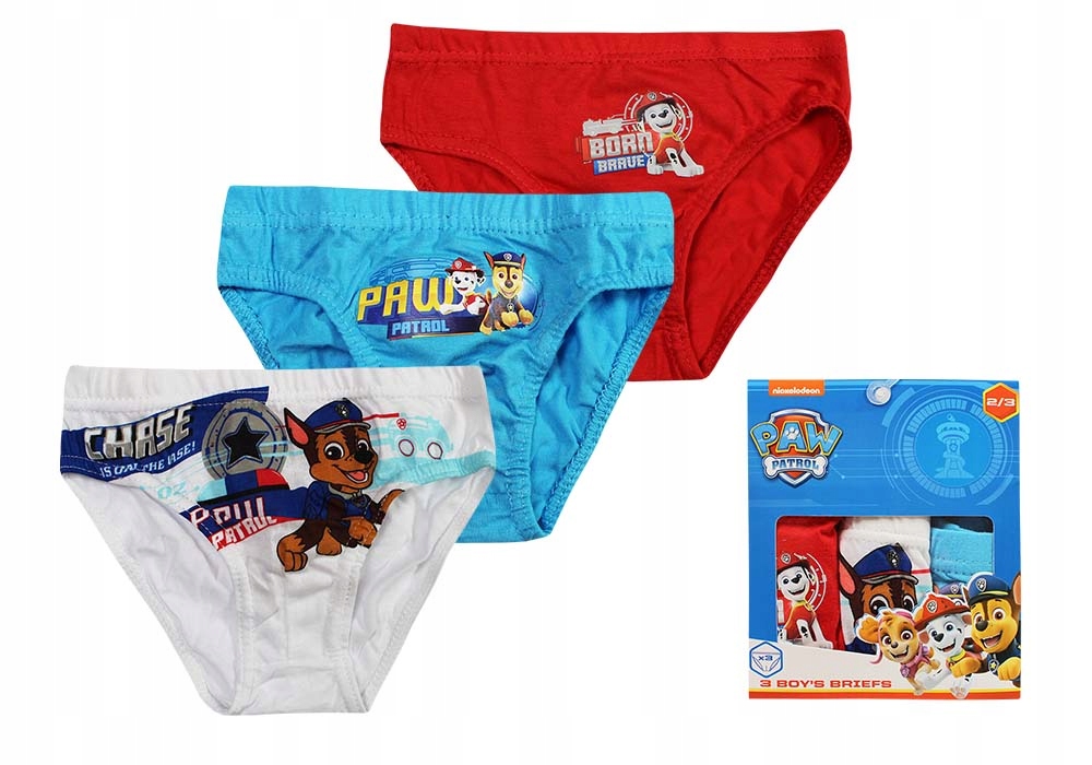 

Psi Paw Patrol Majtki Chłopięce Slipki 3PAK 6/8LAT