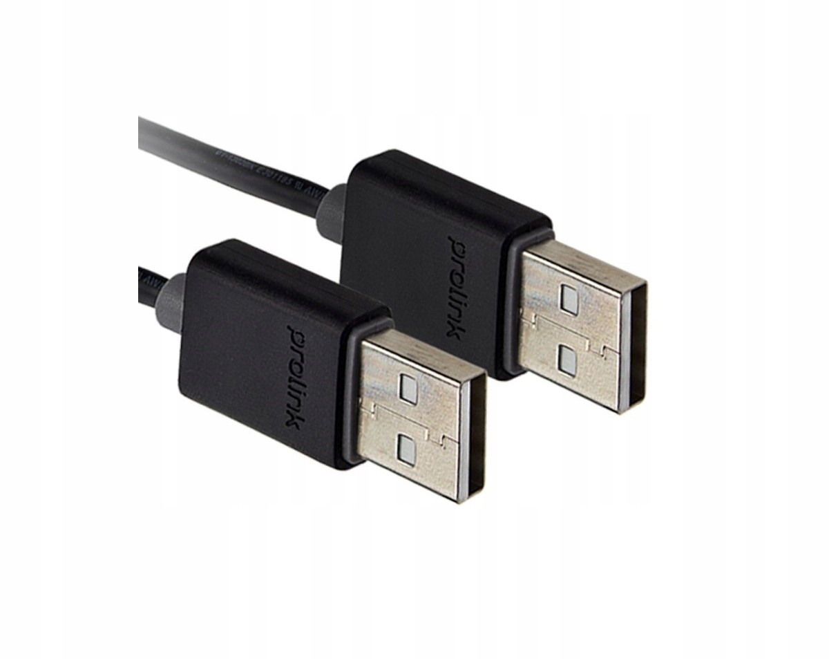

Kabel Usb 1,5m męski Usb 2.0 Prolink Black PB469