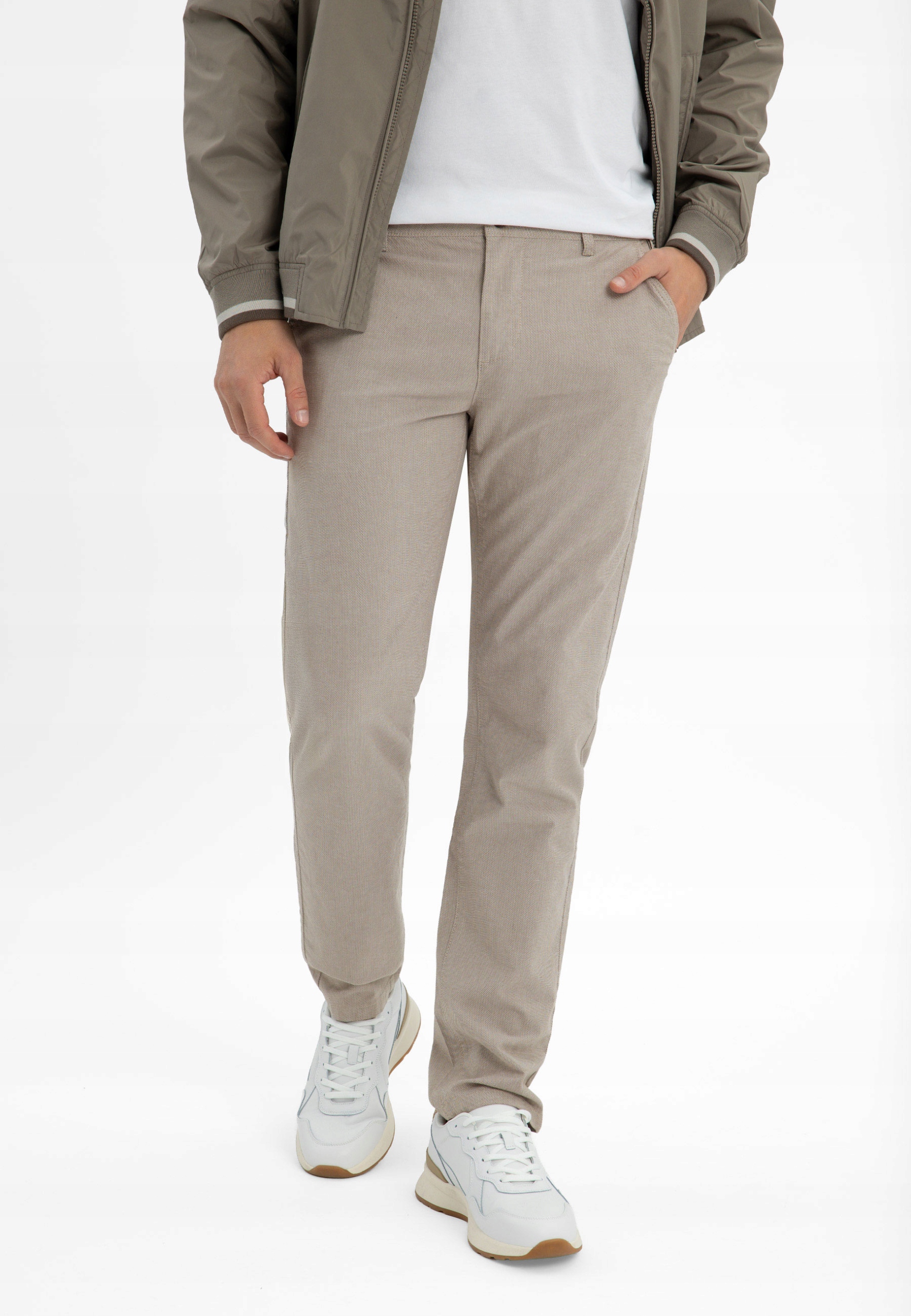 Pánské Chino Kalhoty Regular Fit Béžové Volcano R-monter 35-32