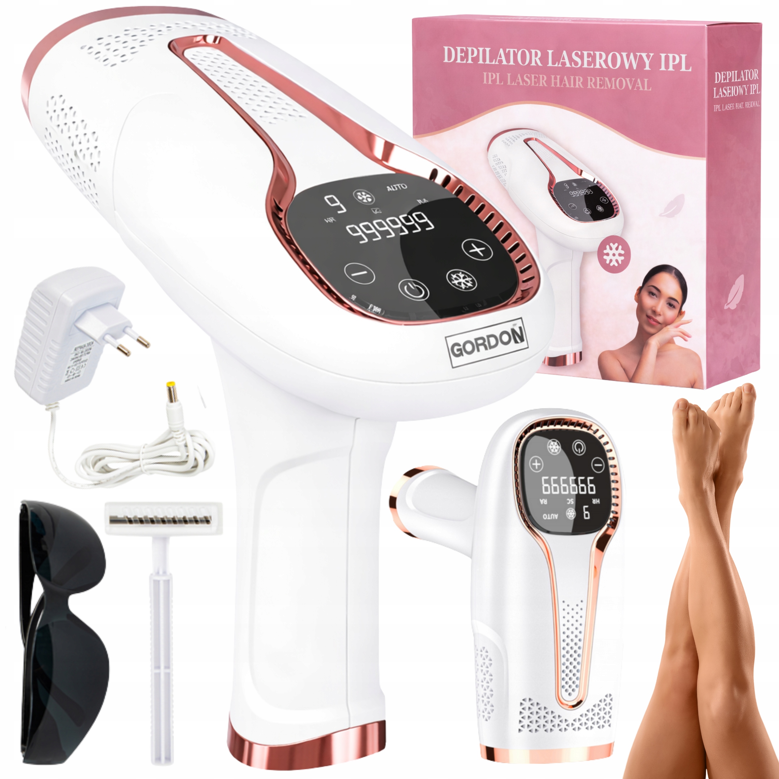 Ipl epilátor Ipl Na Vlasy A Tělo Bikin Na Obličej Bezbolestný A Chladivý