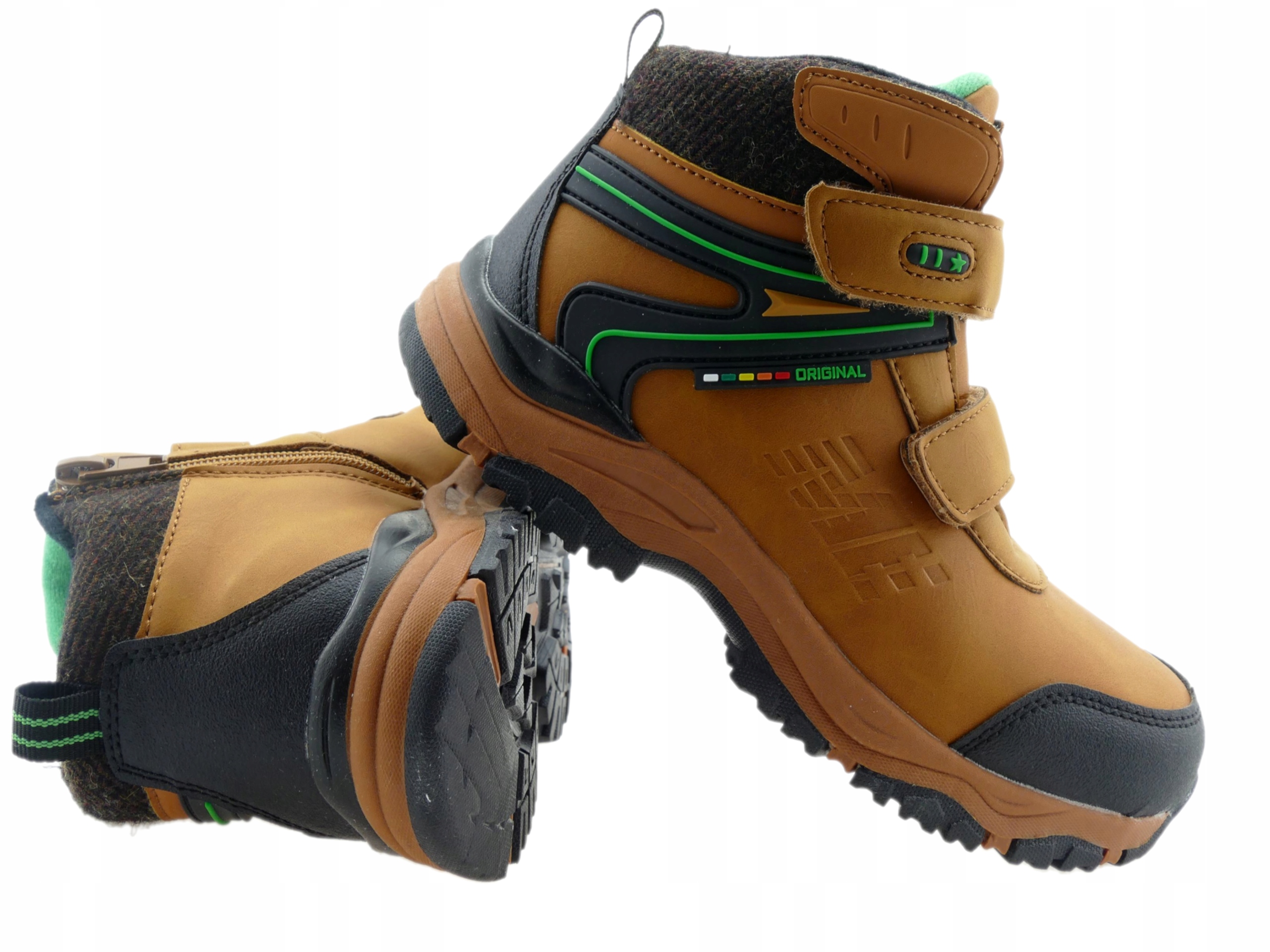 

Buty Zimowe Chłopięce Ocieplane Śniegowce Rzepy 27