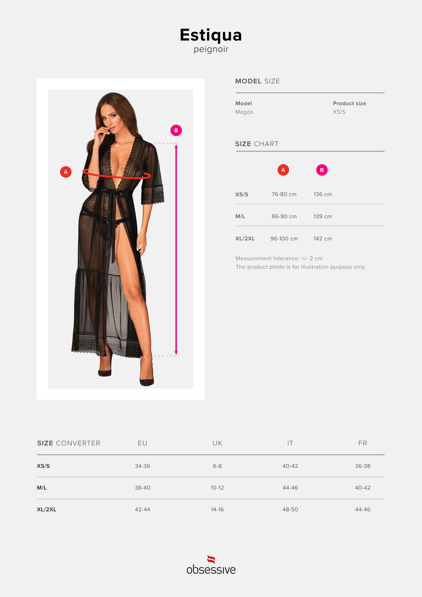 Estiqua peniuar M/L Wzór dominujący bez wzoru