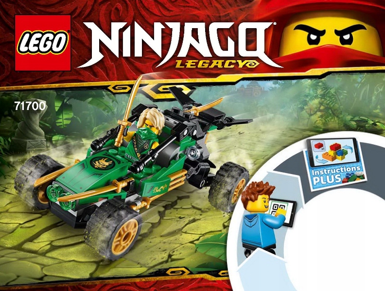 Lego Ninjago 71700 Dżunglowy ścigacz (przetarcia kartonu)