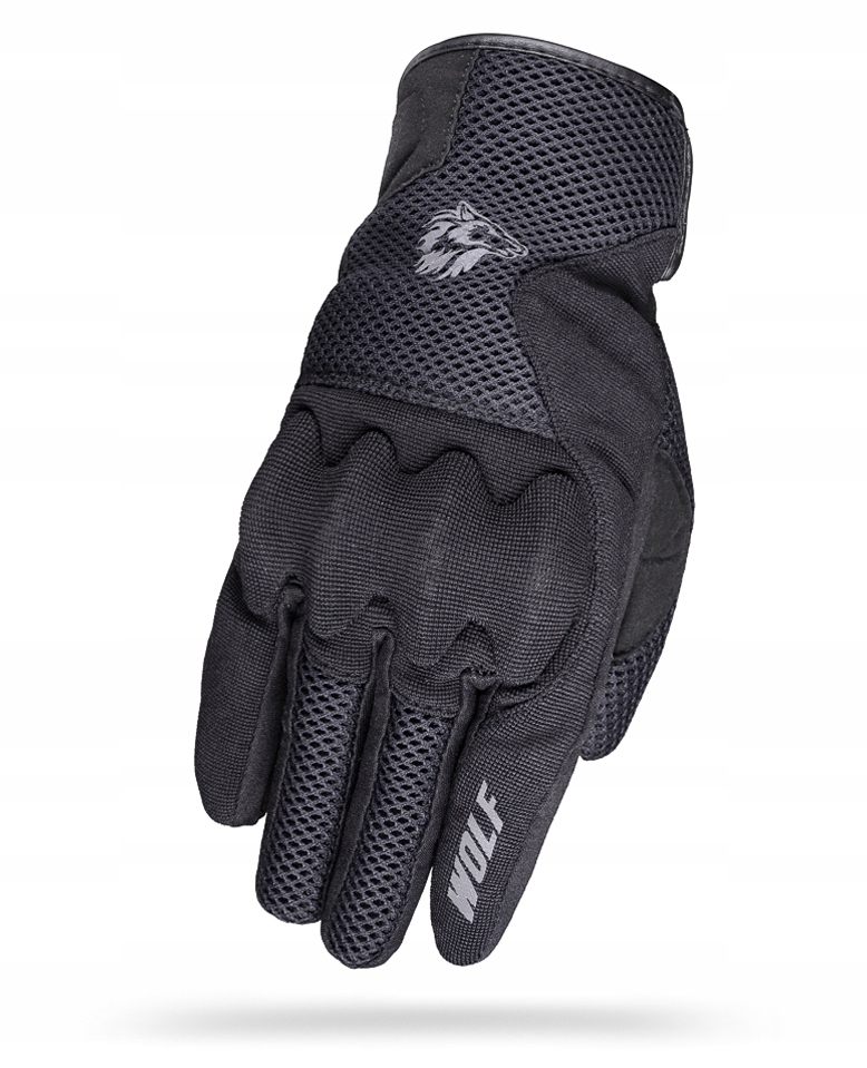 MOCNE KRÓTKIE RĘKAWICE MOTOCYKLOWE WOLF VESMA r M Rozmiar M