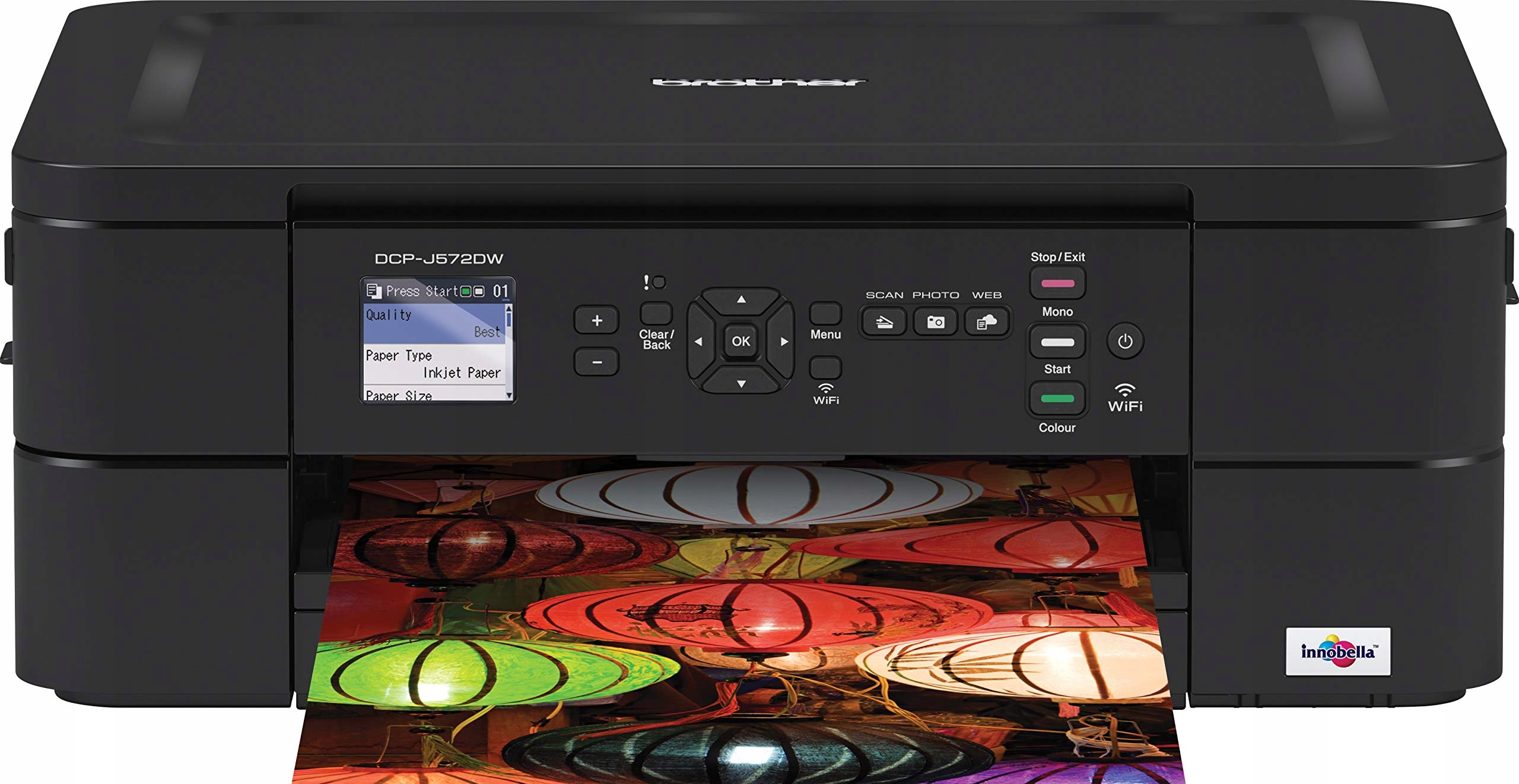 Drukarka 3w1 Brother DCPJ572DW duplex LC3213 Sklep, Opinie, Cena w