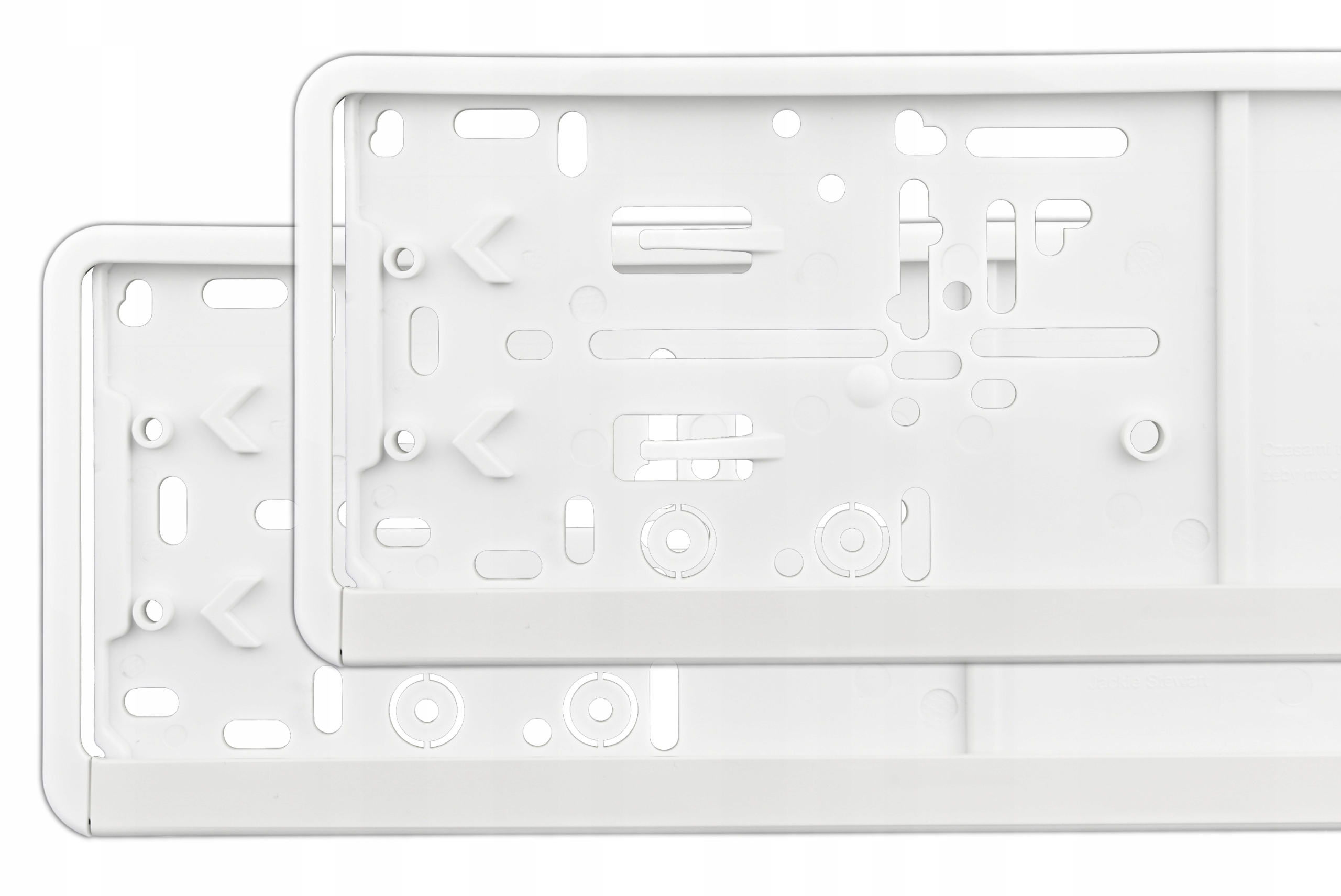 Alti Giri Ramka ramki pod tablice 2 szt. Białe