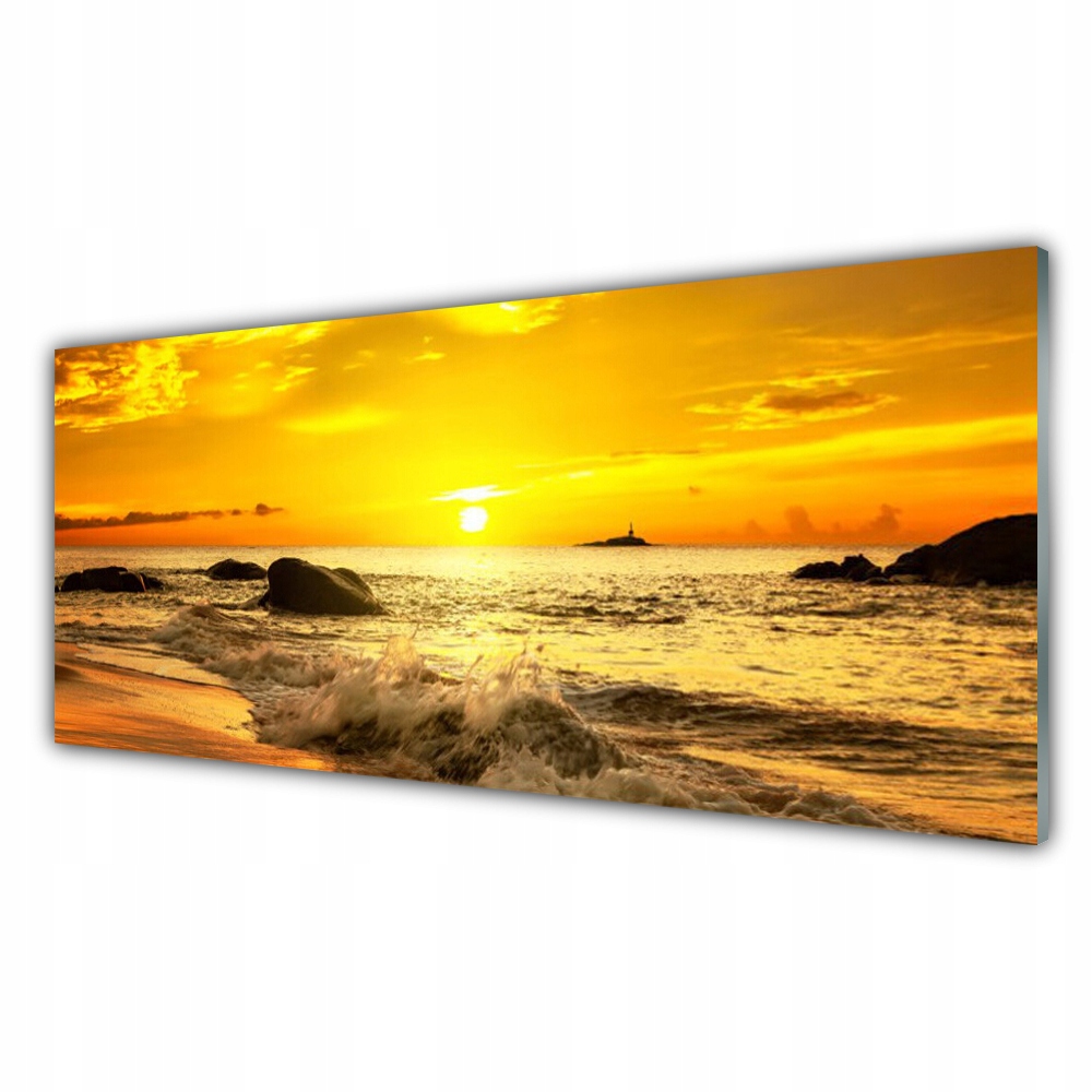 

Obraz akryl na ścianę 125x50 Ocean Plaża Krajobraz