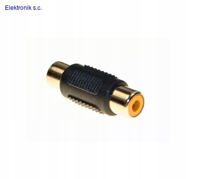 

Adapter łącznik gniazdo Rca - gniazdo Rca x2szt