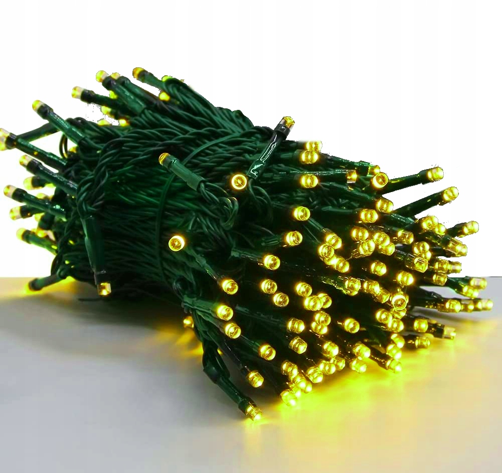 lampki dekoracyjne 200 LED z programatorem żółte Stan opakowania oryginalne